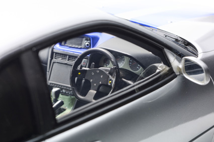 京商 1/12 日産 スカイライン R34 GT-R 2001 シルバー/ブルー