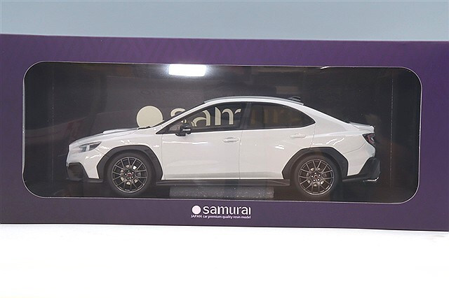 京商 samurai 1/18 スバル WRX S4 STI SPORT# ホワイト