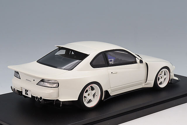 京商 samurai 1/18 日産 シルビア S15 Khyzyl Saleem ホワイト