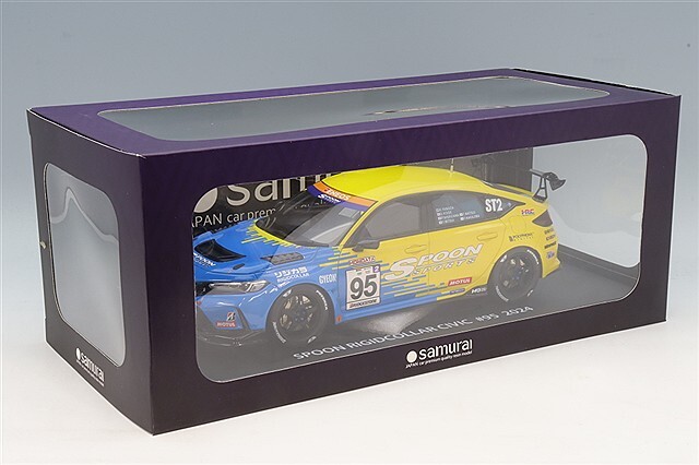 京商 samurai 1/18 ホンダ シビック (FL5) スプーン 2024 スーパー耐久