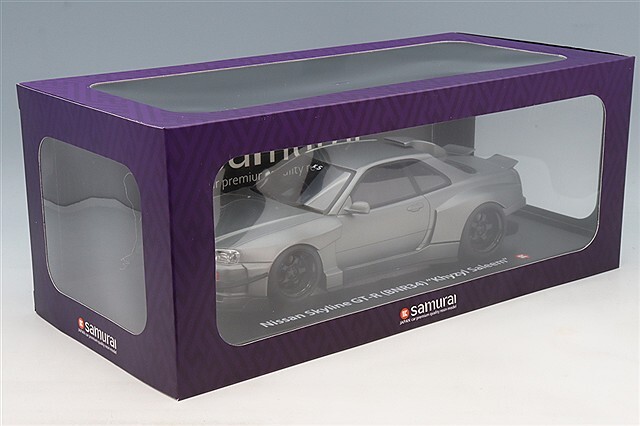 京商 samurai 1/18 日産 スカイライン GT-R (R34) キジル サリーム