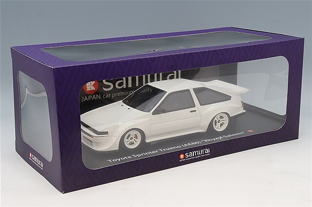 京商 samurai 1/18 トヨタ スプリンター トレノ AE86 キジル・サリーム