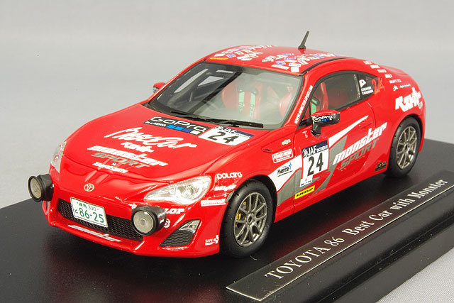 LA-X 1/43 トヨタ 86 ベストカー ウィズ モンスター 86 2012 全日本  