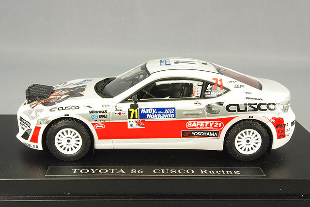 LA-X 1/43 トヨタ 86 CUSCO Racing 2012 ラリー北海道 JN-3 クラス  