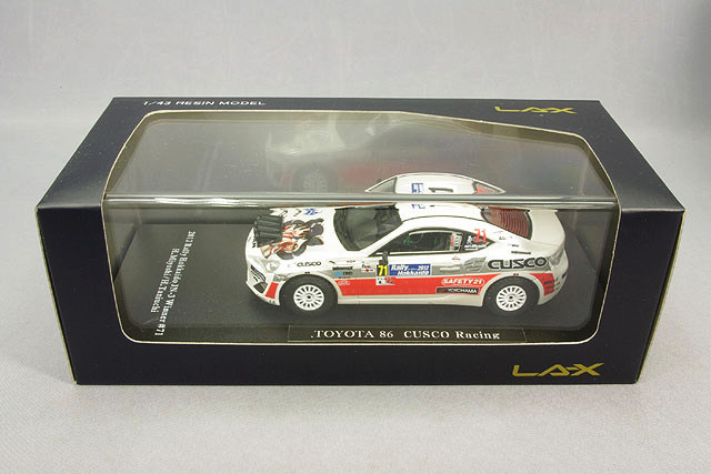 LA-X 1/43 トヨタ 86 CUSCO Racing 2012 ラリー北海道 JN-3 クラス  