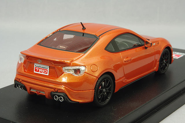 LA-X 1/43 トヨタ 86 TRD パフォーマンスライン仕様 オレンジ