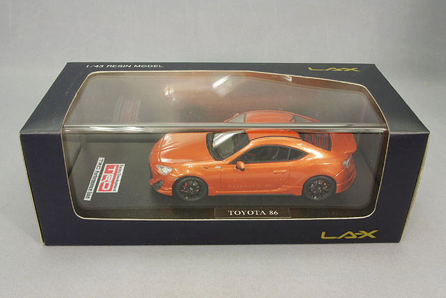 LA-X 1/43 トヨタ 86 TRD パフォーマンスライン仕様 オレンジメタリック 