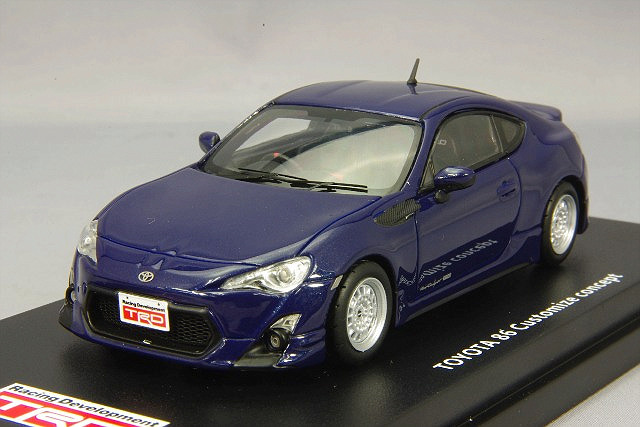 LA-X 1/43 トヨタ 86 TRD カスタマイズコンセプト ギャラクシーブルー  