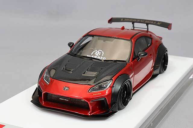 アイドロン 1/43 LB Nation GR86 キャンディレッド