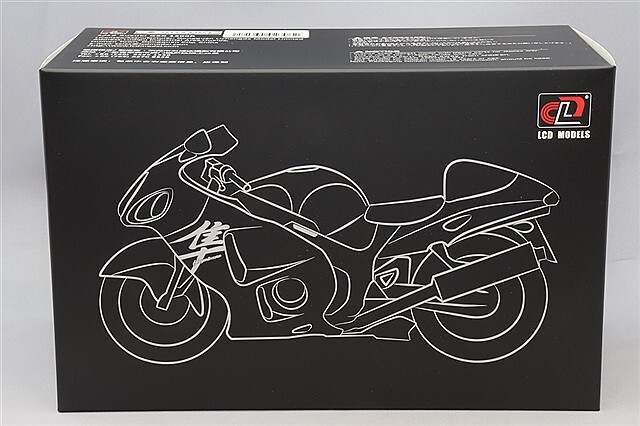 LCDモデル 1/12 スズキ GSX1300R 隼 2001 ブラック