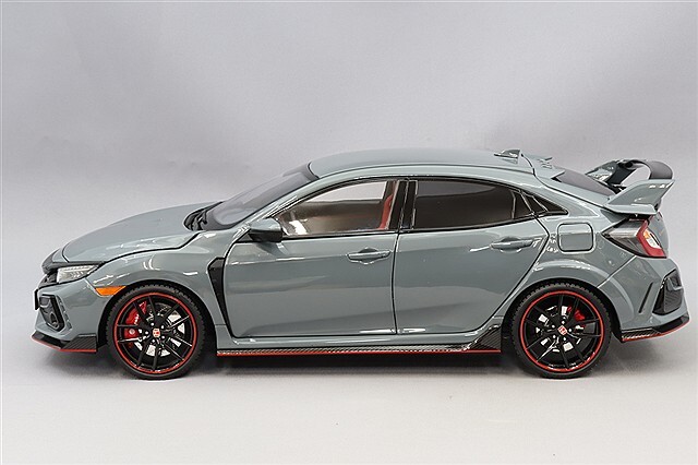 LCDモデル 1/18 ホンダ シビック タイプR グレー