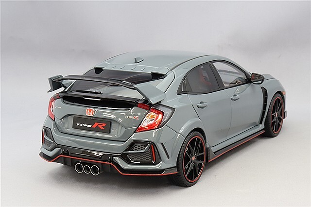 LCDモデル 1/18 ホンダ シビック タイプR グレー
