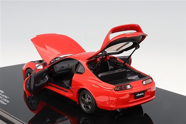 LCDモデル 1/43 トヨタ スープラ A80 レッド