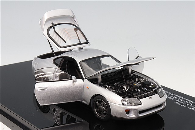 希少 KATO 1/43 スープラ シルバー 超精密モデル LCDモデル 1/43 トヨタ スープラ A80 シルバー