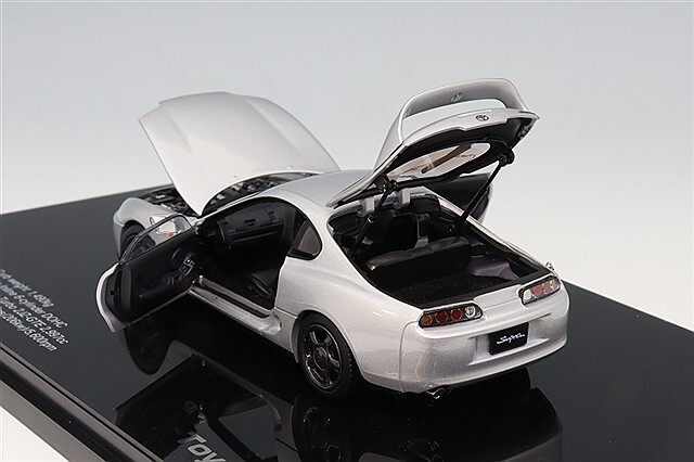 LCDモデル 1/43 トヨタ スープラ A80 シルバー