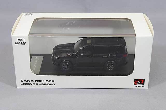 LCDモデル 1/64 トヨタ ランドクルーザー LC300-GR スポーツ ブラック