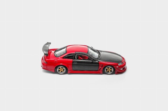 1/64 改 トヨタソアラー VERTEX ドリフト風 TE37 関村 ☆予約品☆ LIOMIO 1/64 トヨタ ソアラ JZZ30 VERTEX 2026