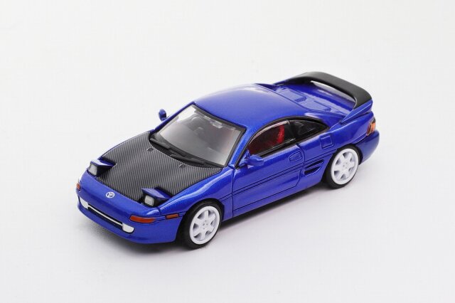 ダイキャストチーム 1/64 トヨタ MR2 W20 右ハンドル ブルー