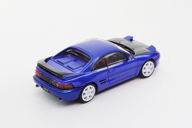 ダイキャストチーム 1/64 トヨタ MR2 W20 右ハンドル ブルー