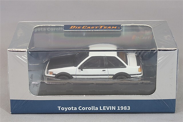 ダイキャストチーム 1/64 トヨタ カローラ レビン ホワイト