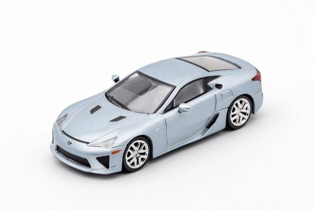 ダイキャストチーム 1/64 レクサス LFA 左ハンドル アイスブルー