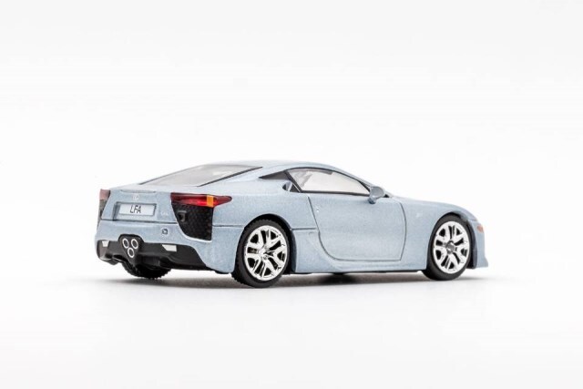 ダイキャストチーム 1/64 レクサス LFA 左ハンドル アイスブルー