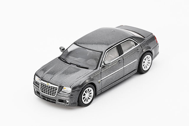 ダイキャストチーム 1/64 クライスラー 300C グレー (左ハンドル)