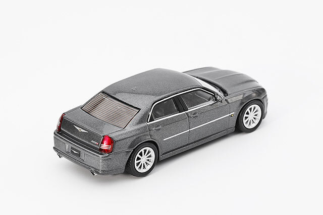 ダイキャストチーム 1/64 クライスラー 300C グレー (左ハンドル)