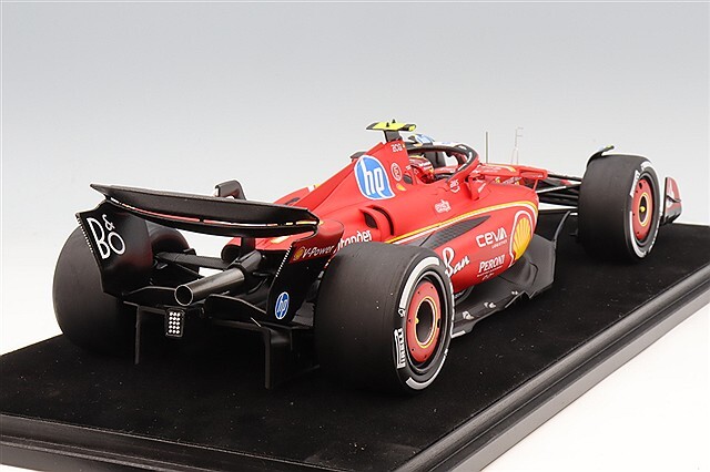 ルックスマート 1/18 フェラーリ SF-24 2024 F1 アブダビGP 2位 #55 C