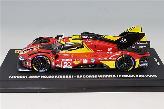 ルックスマート 1/64 フェラーリ 499P AFコルセ 2024 ルマン24H