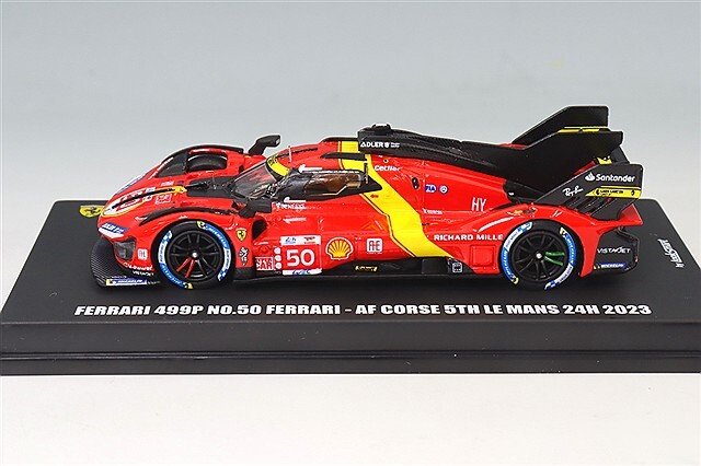 ルックスマート 1/64 フェラーリ 499P AFコルセ 2023 ルマン24H 5位