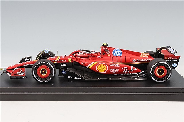 ルックスマート 1/43 フェラーリ SF-24 2024 F1 オースティンGP 2位