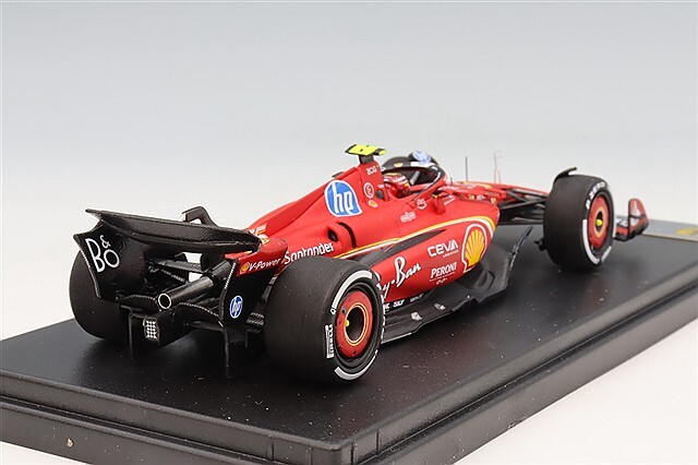 ルックスマート 1/43 フェラーリ SF-24 2024 F1 アブダビGP 2位 #55 C