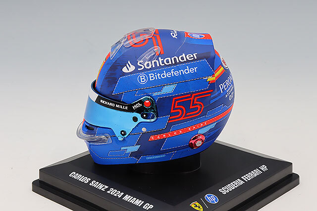 日本未発売　ビッグスケールF1コレクション　サインツ　2024 ヘルメット 日本未発売 ビッグスケールF1コレクション サインツ 2024