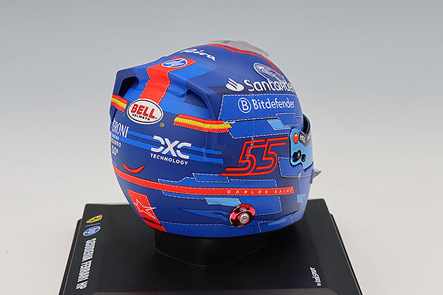 ルックスマート 1/5 ヘルメット カルロス・サインツJr. 2024 F1