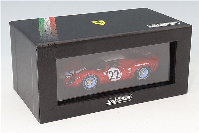 フィギュア LookSmart  FERRARI412T2 Looksmart LSLM157 1/43 Ferrari 412P No.22 Le Mans 24H 1967 Jean