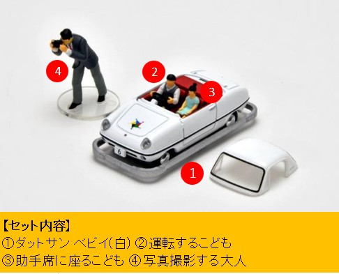 トミカリミテッドヴィンテージ 1/64 こどもの国xTLV ダットサン ベビイ