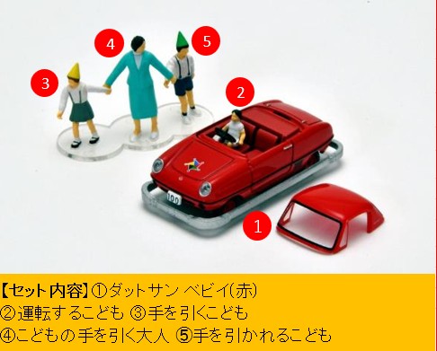 トミカリミテッドヴィンテージ 1/64 こどもの国xTLV ダットサン ベビイ
