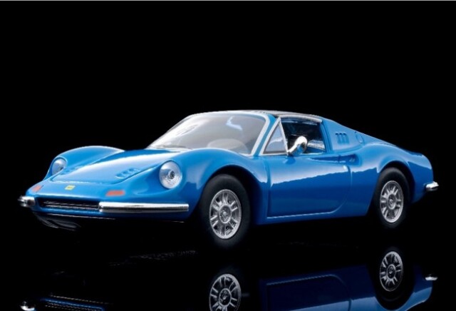 ☆予約品☆ トミカリミテッドヴィンテージ 1/64 ディーノ 246 GTS 青