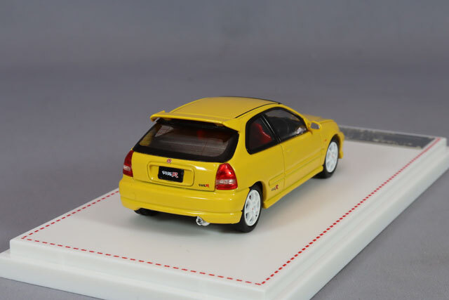 1/32 6台セット ホンダ シビック EK プルバック 1/32 ホンダシビックタイプ R おもちゃの車子供のためのダイ