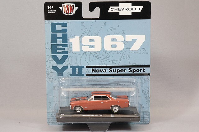 M2マシーン 1/64 1967 シボレー ノヴァ SS オレンジメタリック
