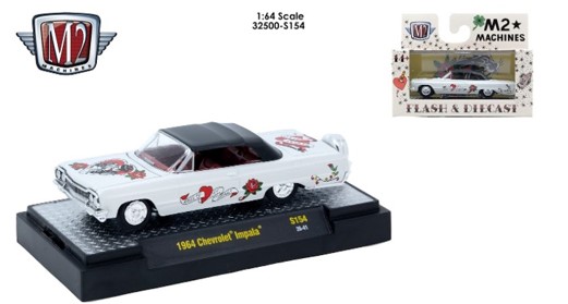 ☆予約品☆ M2マシーン 1/64 32500 シリーズ リリース S154 1BOX6台入