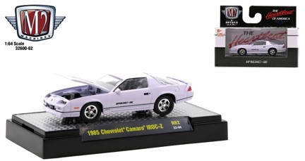M2マシーン　シボレー　カマロ　IROC-Z グッドイヤー1/64　新品未開封 Amazon.com: M2 Machines 1985 Chevy Camaro IROC-z, [Blue] 1