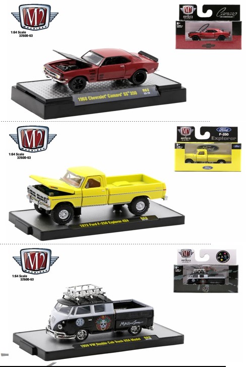 ミニカー　1/64 M2 Gasser - M2 Detroit-Muscle - M2 Auto-Trucks - Release 32600-69 6個アソート [32600-69] M2 Auto-Trucks / M2 Detroit-Muscle / M2 Auto-Meets Release