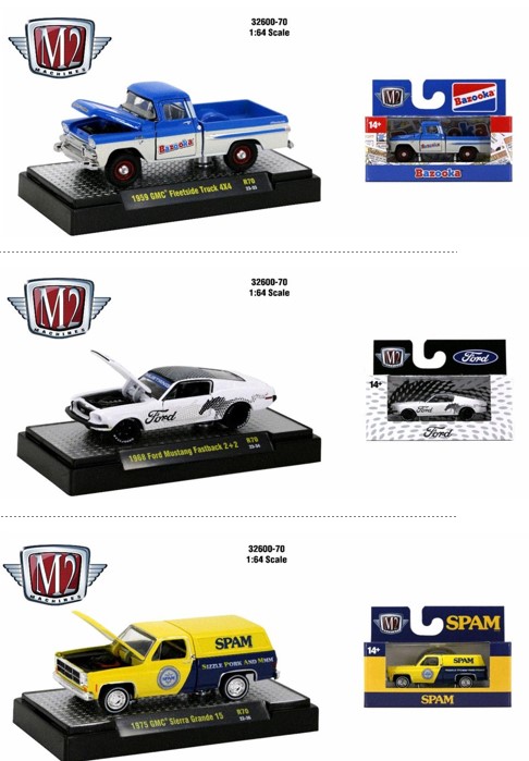 M2マシーン 1/64 M2 Detroit-Muscle /M2 Auto-Trucks /M2 VW/M2 Auto