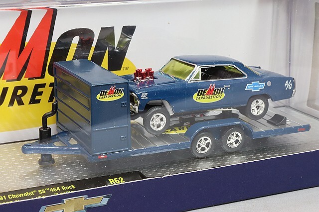 M2マシーン 1/64 1991 シボレー SS 454 トラック & 1967 シボレー ノバ