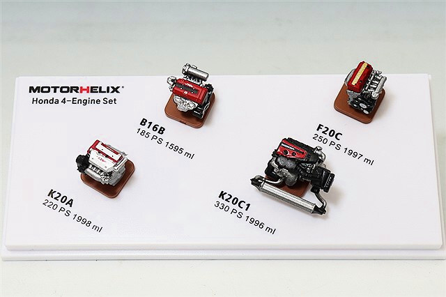 ポイント交換用4840P】 MOTORHELIX 1/64 ホンダ 4エンジン セット