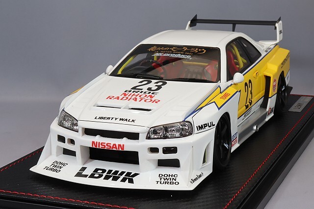 LBプランニングス特注, イグニッションモデル 1/18 LB-ER34 スーパー 