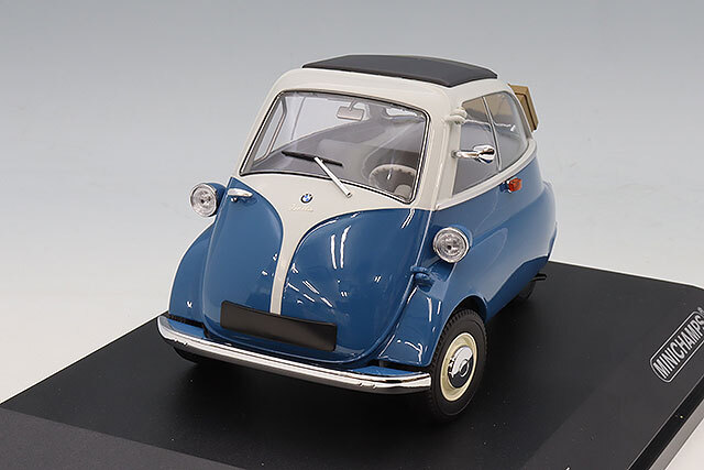 ミニチャンプス 1/18 BMW イセッタ 1955 ブルー/ホワイト