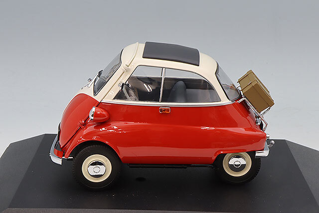 ミニチャンプス 1/18 BMW イセッタ 1955 ホワイト/レッド